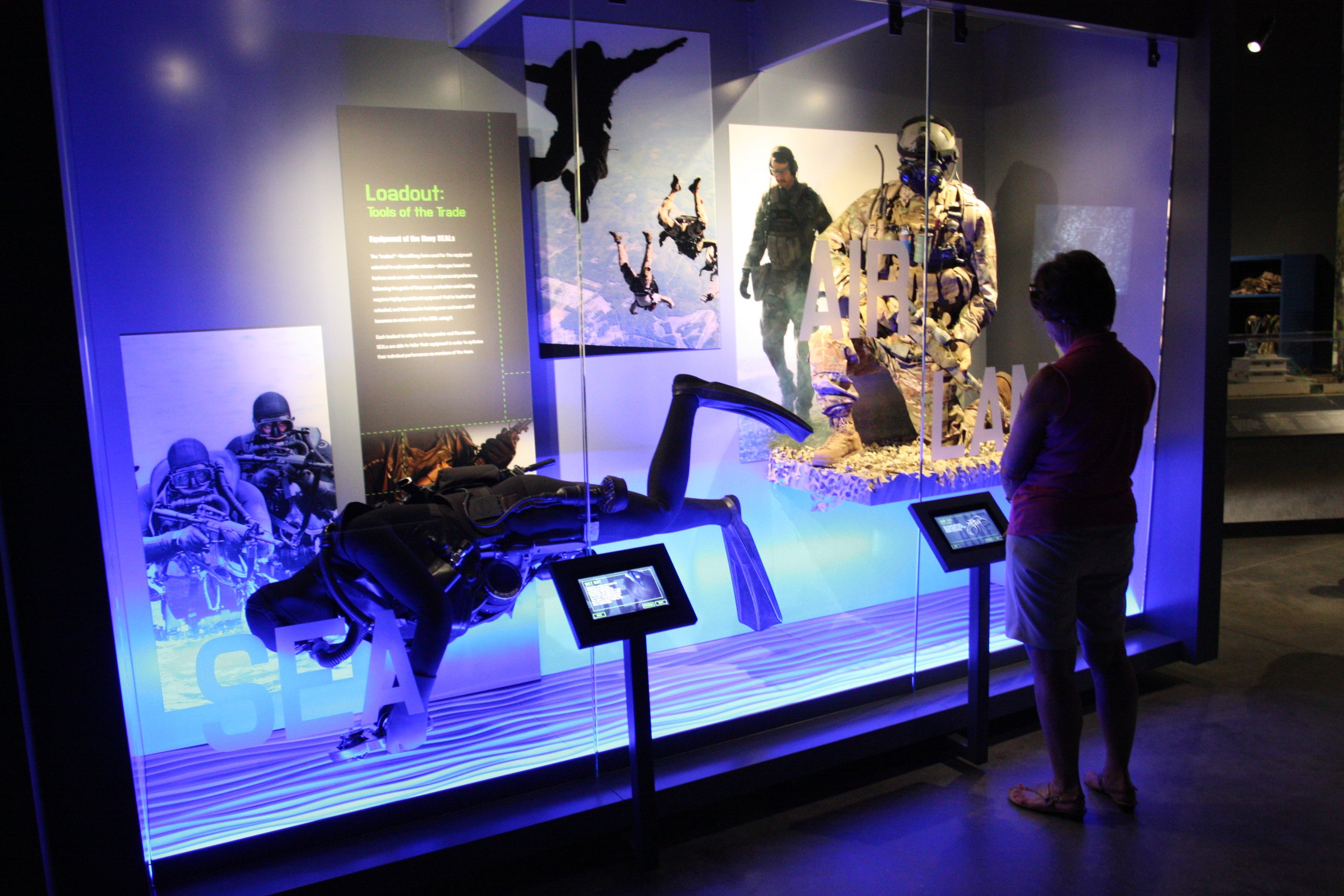 Navy Seal Museum exhibit